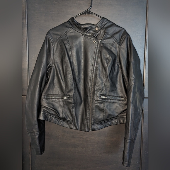 Torrid Faux Leather Moto Jacket Size 0 - Picture 2 of 7